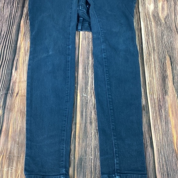 J Brand Blue Skinny Jeans With Large Eyelet Detail Down Rear Leg- Size 26 - Picture 9 of 10